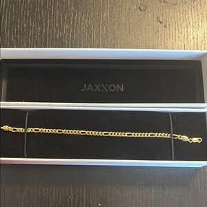 JAXXON Figaro 5mm Gold Bracelet